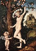 CRANACH, Lucas the Elder Cupid Complaining to Venus df Spain oil painting artist